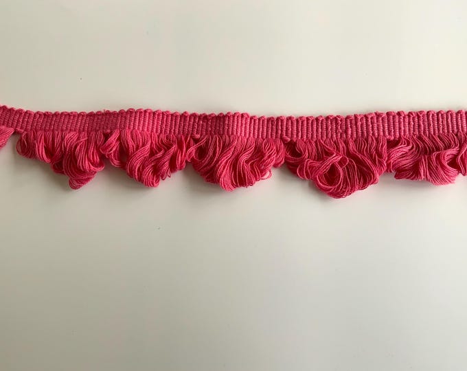 Fan Edge Trim, Camellia, 100% Cotton, Superb Quality,  Per Meter