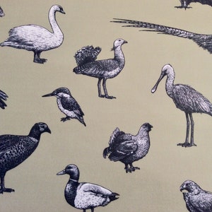 Oilcloth Fabric, Exclusive Morris Designs, Freya in Sage Green, PVC coated Cotton, Superb Quality, Per Meter