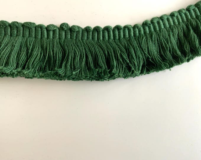 Cut Fringe Trim, Samphire, 100% Cotton, Superb Quality,  Per Meter
