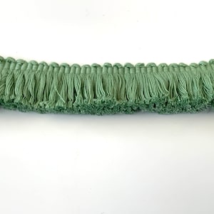 Cut Fringe Trim,Duckegg, 100% Cotton, Superb Quality,  Per Meter