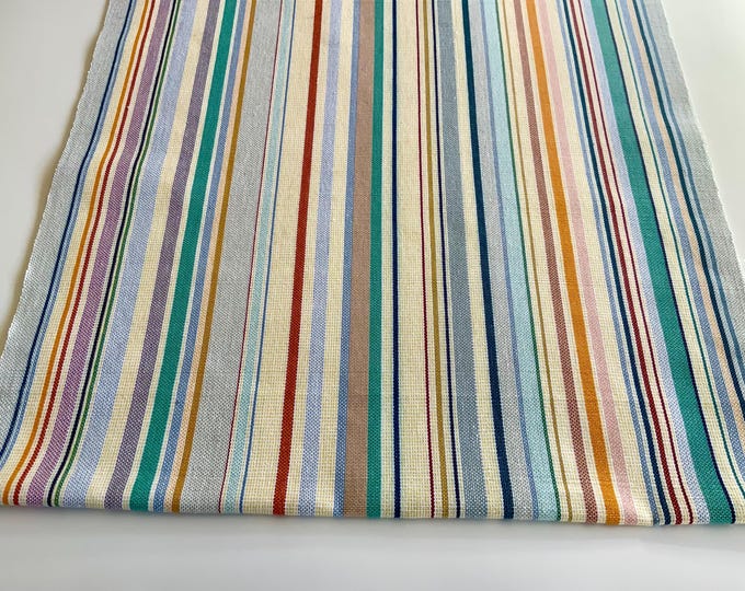 Deckchair Canvas, Tootsie,  Vintage Stripes, Heavy Duty Cotton, Per Meter