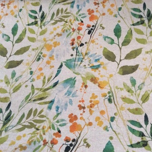 Oilcloth Fabric, PVC Coated, Exclusive Morris Designs, Constantine, Per Meter