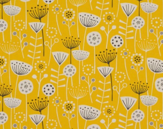 100% Cotton Fabric, Fryetts Bergen Cotton, Ochre Colourway, Superb Quality, Per Meter