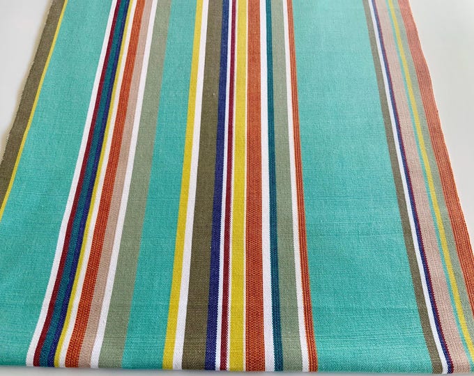 Deckchair Canvas, Lottie, Vintage Stripes, Heavy Duty Cotton, Per Meter