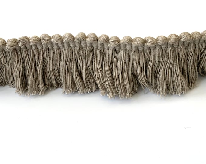 Cut Fringe Trim,Beech, 100% Cotton, Superb Quality,  Per Meter