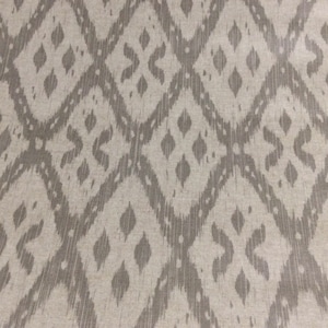 Oilcloth Fabric, PVC Coated, Exclusive Morris Designs, Saru in Ash Grey, Per Meter
