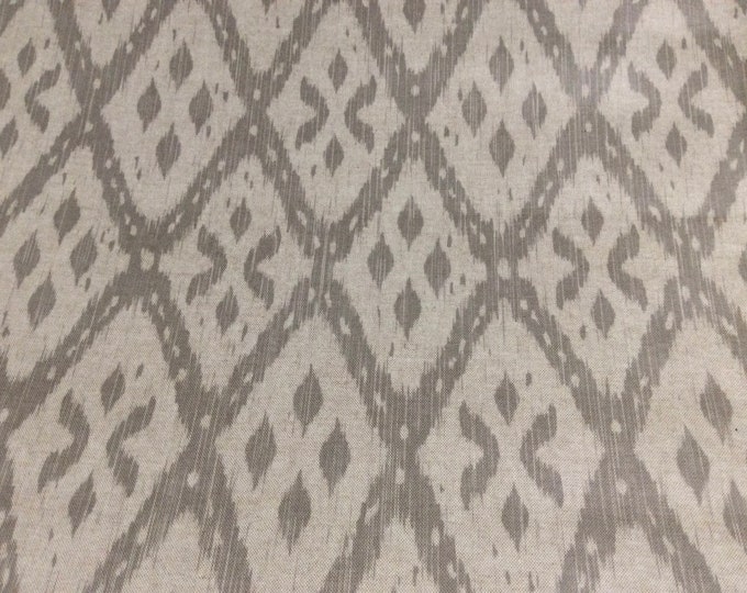 Oilcloth Fabric, PVC Coated, Exclusive Morris Designs, Saru in Ash Grey, Per Meter