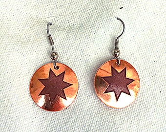 Cherokee Star Earrings by Cherokee Copper