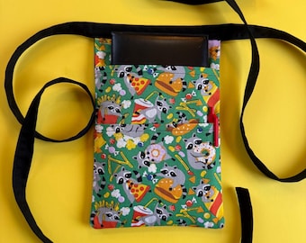 Server Waitress Apron Pouch - Racoon Trash Panda - 3 Pocket Apron