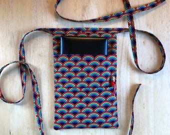 Rainbow Waitress Apron with Pockets - Server Fanny Pack, Vendor Apron