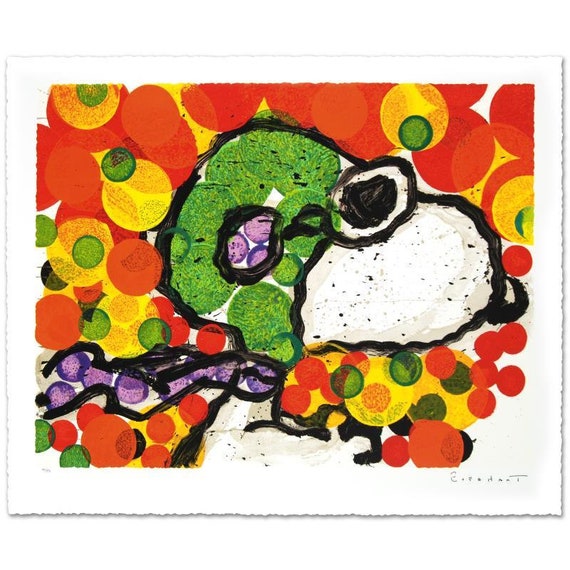Tom Everhart Snoopy Lithograph: Synchronize My Boogie - Afternoon