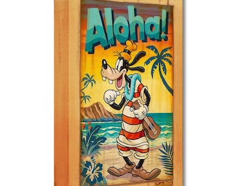 GOOFY Walt Disney Fine Art Trevor Carlton Ltd Ed of 1500 TOC