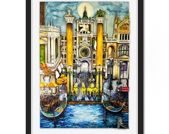 Linnea Pergola Framed 3D Art: 4 Horses of St. Marks, Venice