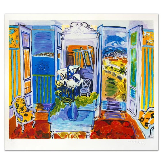 デュフィ　Raoul Dufy 「Le quintette」額付き Quintet with the Red Cello 1948 Painting by Raoul Dufy - Fine Art