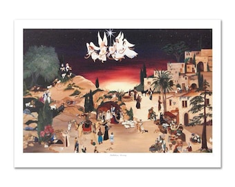 Deneille Spohn Moes "Bethlehem Morning" Limited Edition Lithograph