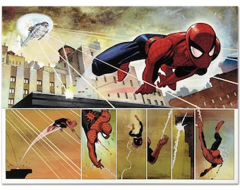 Spider-man #584 Giclee Canvas Art by John Romita Jr. - Limited