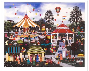 Jane Wooster Scott, "Candied Apples and Candy Corn" Hand Signed Limited Edition Lithograph with Letter of Authenticity.