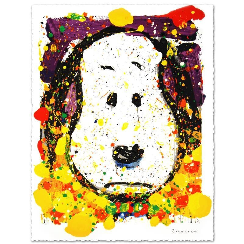 Tom Everhart Snoopy Lithograph: 