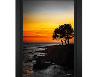 Jongas "Deep Longing" Framed Canvas Photograph - Signed Limited Edition