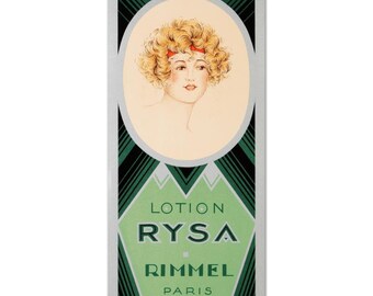 RE Society, "Rimmel-Lotion Rysa" Hand Pulled Lithograph. Includes Letter of Authenticity.