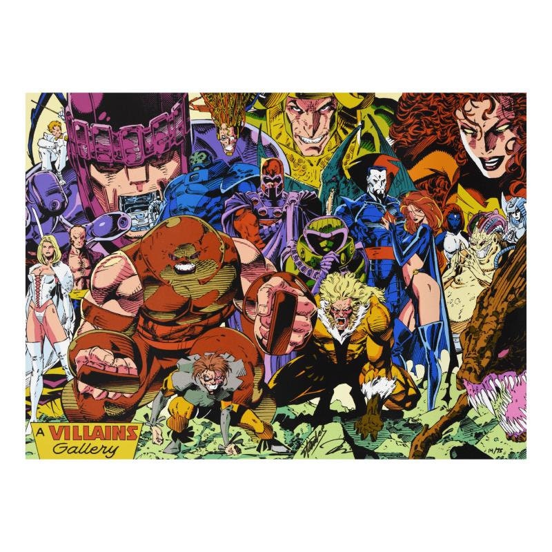 Jim Lee X-men Villains Canvas: Signed Limited Edition Art - Etsy