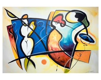 Alfred Gockel "Beauty in the Mirror" Signed Limited Edition Giclee on Canvas (27" x 38.5")