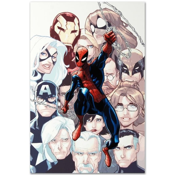 Spider-man #648 Giclee Canvas Art by Humberto Ramos (limited
