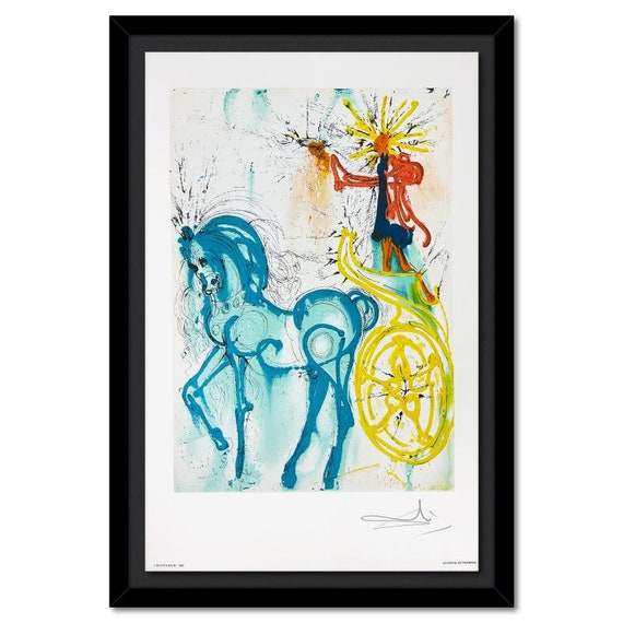 Salvador Dali 'horse of Triumph' Limited Edition Lithograph