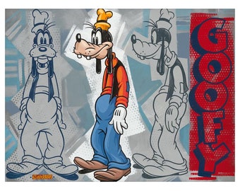 Goofy Walt Disney Fine Art Trevor Carlton Signed Limited Edition