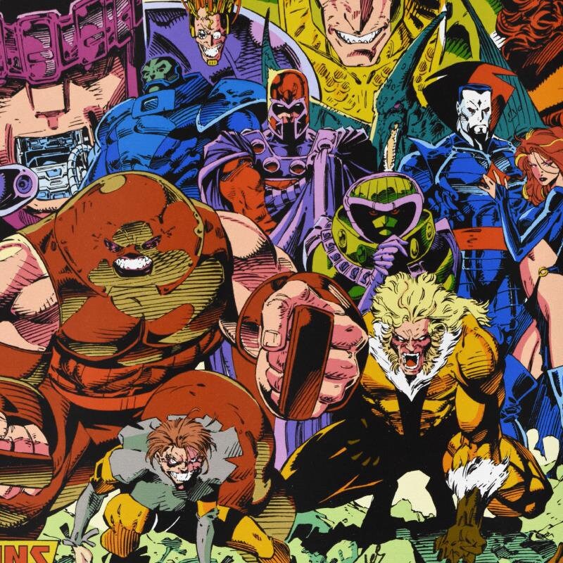 Jim Lee X-men Villains Canvas: Signed Limited Edition Art - Etsy