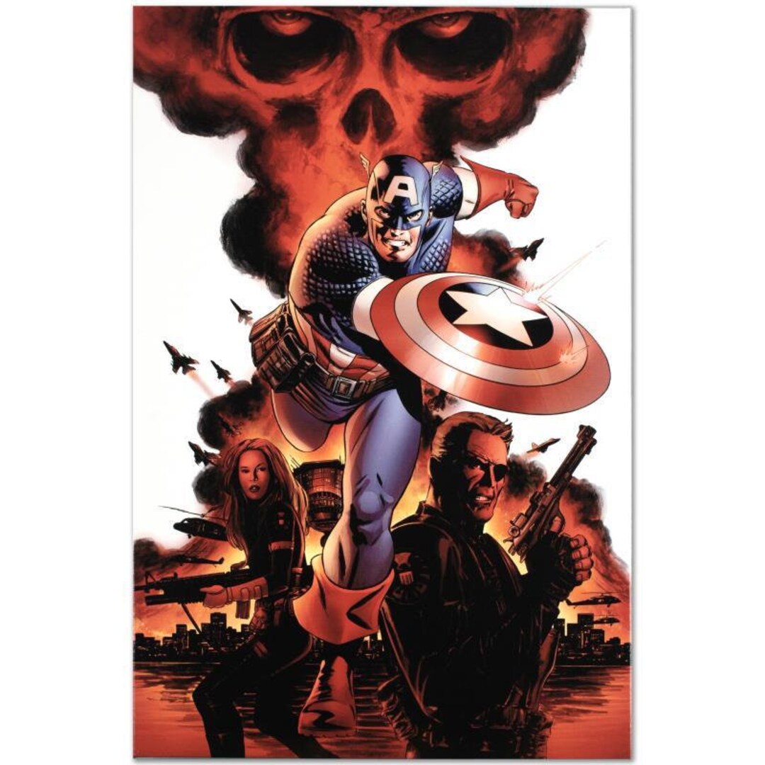 Captain America #1: Limited Edition Giclee Canvas Art by Steve