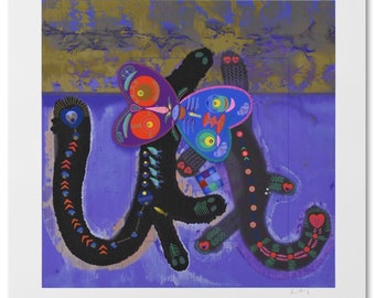 Lu Hong Kitty Camp Romance Serigraph: Signed Limited Edition Art