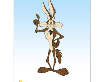 Warner Bros. &quot;Wile E. Coyote&quot; Limited Edition Sericel. Includes Certificate of Authenticity.