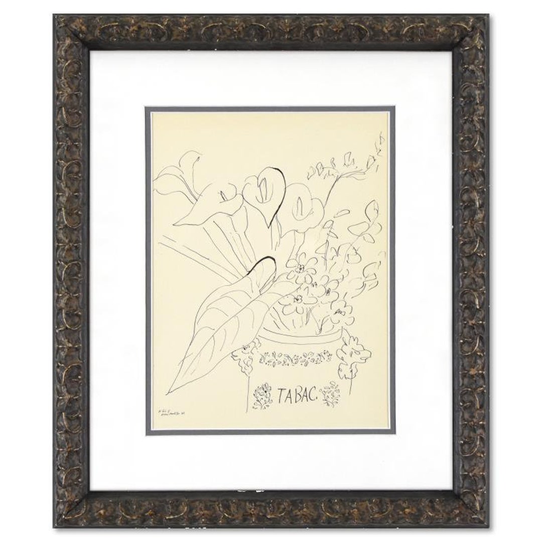 Pierre Henri Matisse 1869-1954, Framed Lithograph, Plate Signed With ...