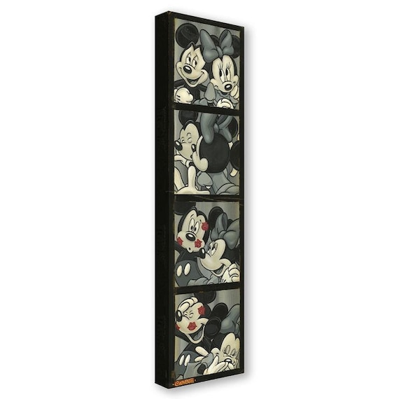 ディズニー公式ファインアート 「Photo Booth Kiss」　日本未発売品 Trevor Carlton, 