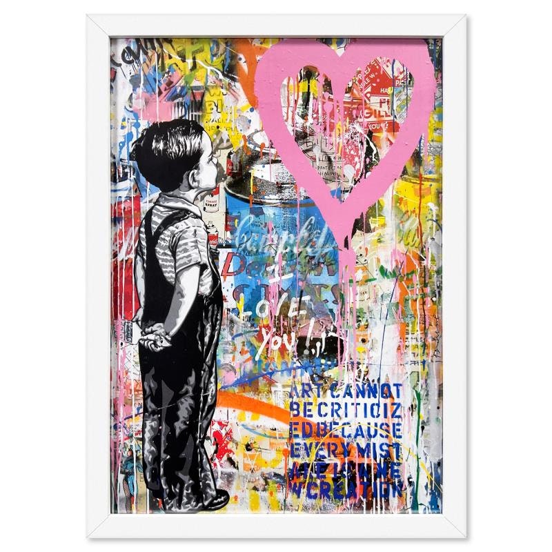 Mr. Brainwash, Custom Framed Plate Signed Offset Lithograph. - Etsy