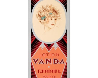 RE Society, "Rimmel-Lotion Vanda" Hand Pulled Lithograph. Includes Letter of Authenticity.