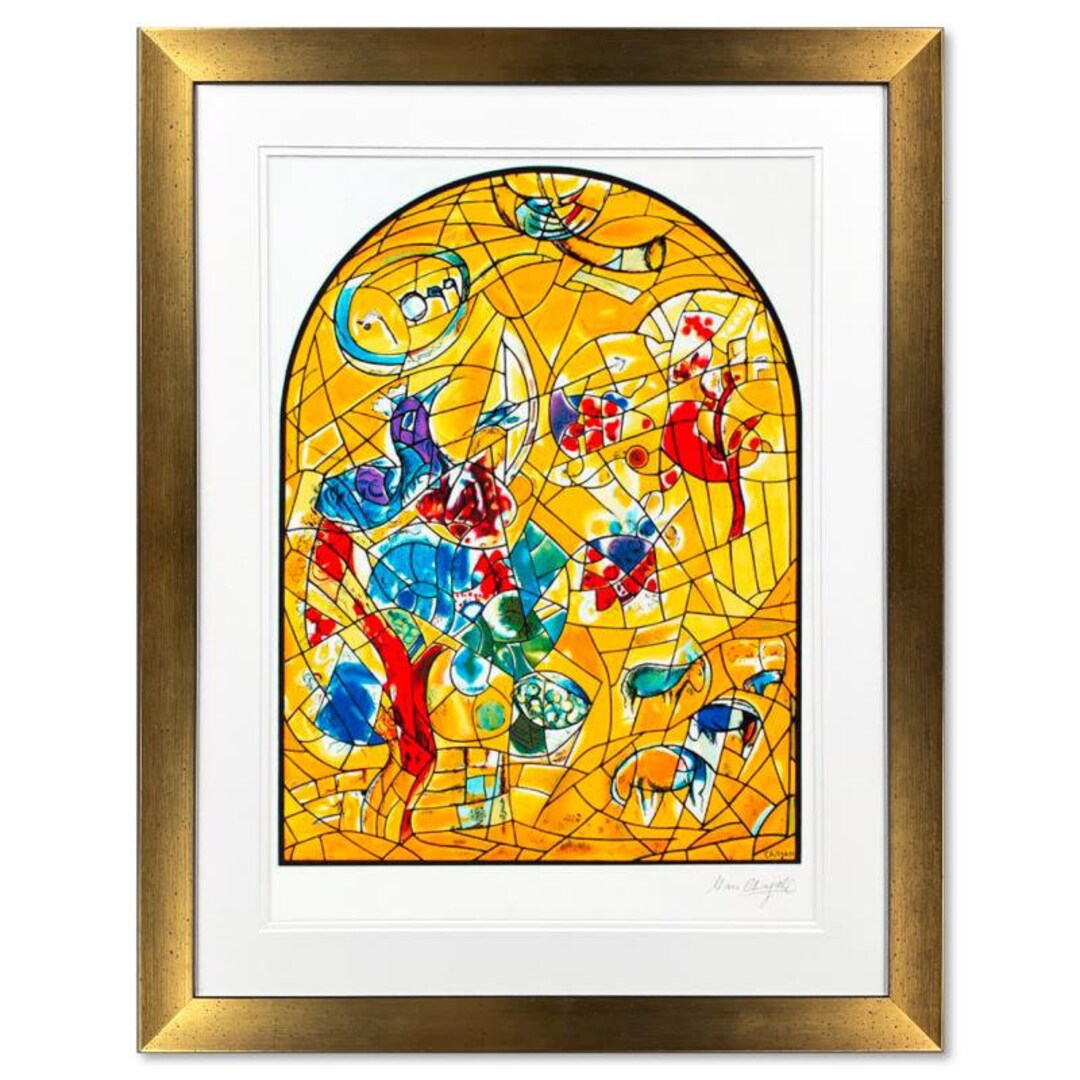 M. Chagall 金色フレーム Marc Chagall (1887-1985), 
