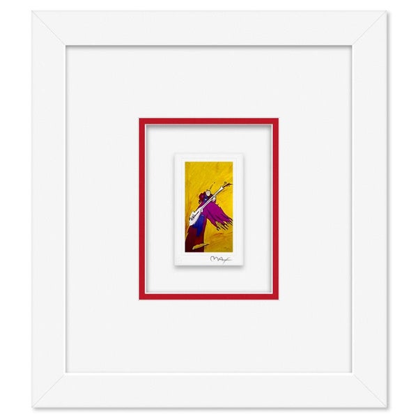 Peter Max, "Hendrix II" Framed Limited Edition Lithograph, Numbered and Hand Signed with Certificate of Authenticity.