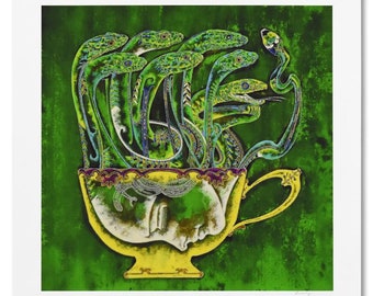 Lu Hong Medusa Giclee Print: Signed Limited Edition Art