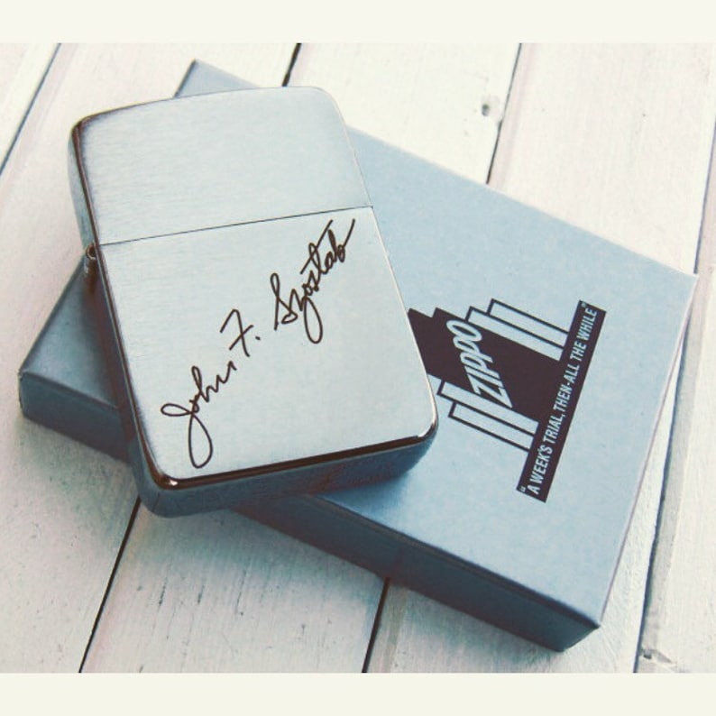 Personalized Engraved Zippo Handwritten Zippo YOUR HANDWRITING Etsy