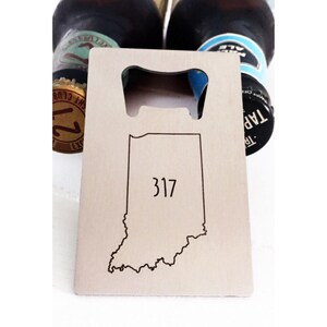 Wallet Insert Bottle Opener Wallet Card Bride Groom Wedding Groomsmen Bridesmaid Anniversary Birthday Christmas State