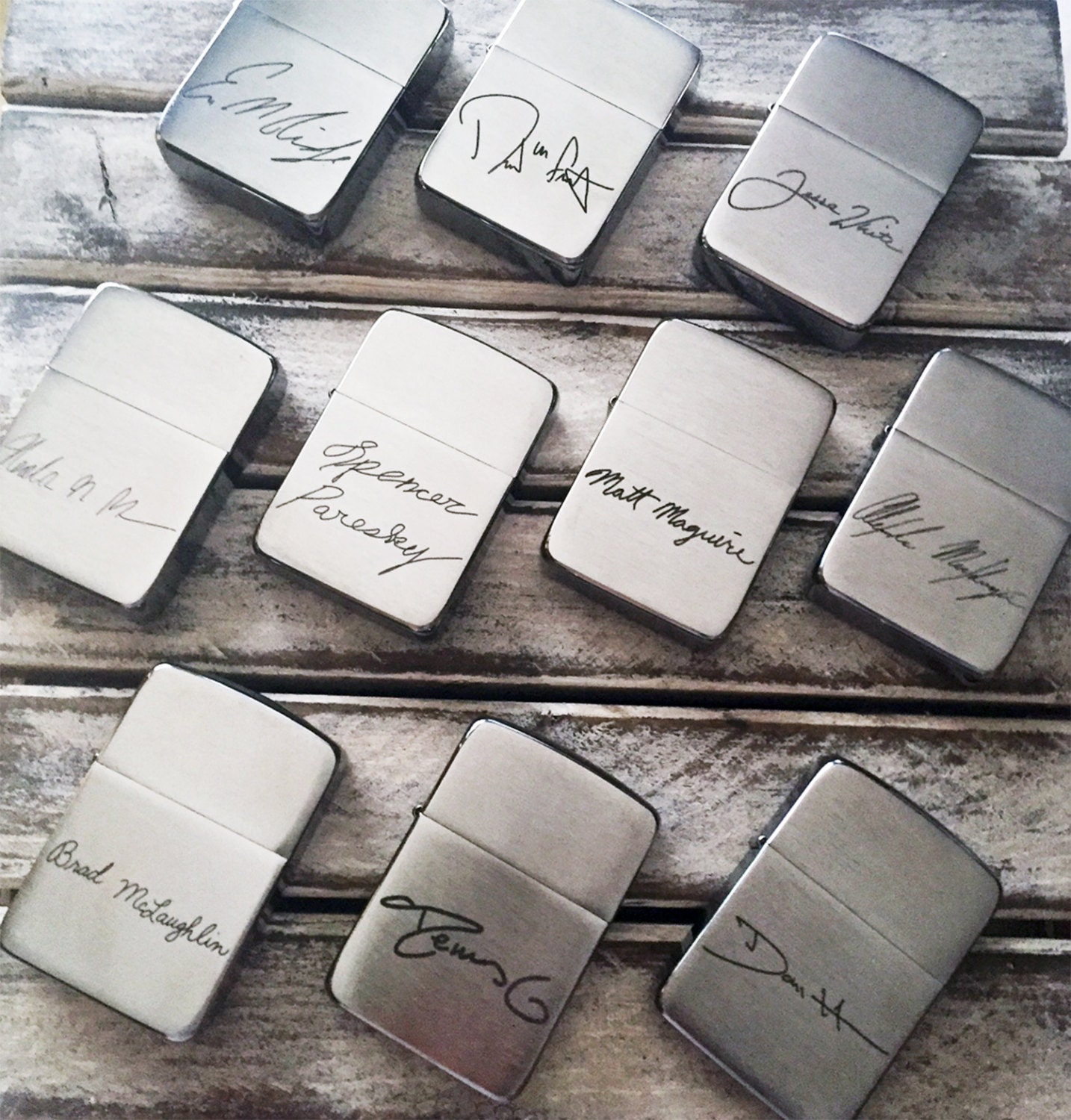 Zippo Handwriting Custom Handwritten Signature Lighter Personalized G…