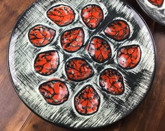 French Oysters Set Serving Platter 6 Plates Shellfish Etsy Ireland
