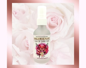 Vanilla Rose Ylang Aura Spray | Sensual Body Spray | Aphrodesiac Aromatherapy Spray | Natural Room Spray