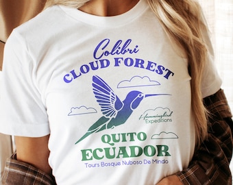 Hummingbird Gift Shirt, Hummingbird Shirt, Ecuador Shirt, Hummingbird, Quito, Bird Watching gift, Bird Lover gift, Bird Watcher gift
