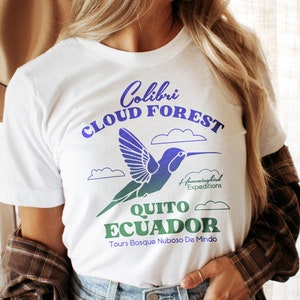 Hummingbird Gift Shirt, Hummingbird Shirt, Ecuador Shirt, Hummingbird, Quito, Bird Watching gift, Bird Lover gift, Bird Watcher gift
