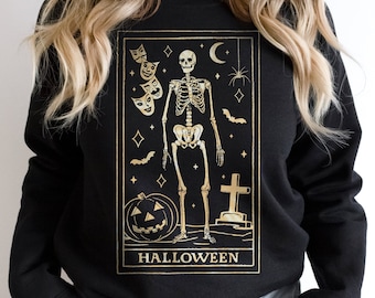 Halloween-sweater tarotkaart, shirt Spooky Season