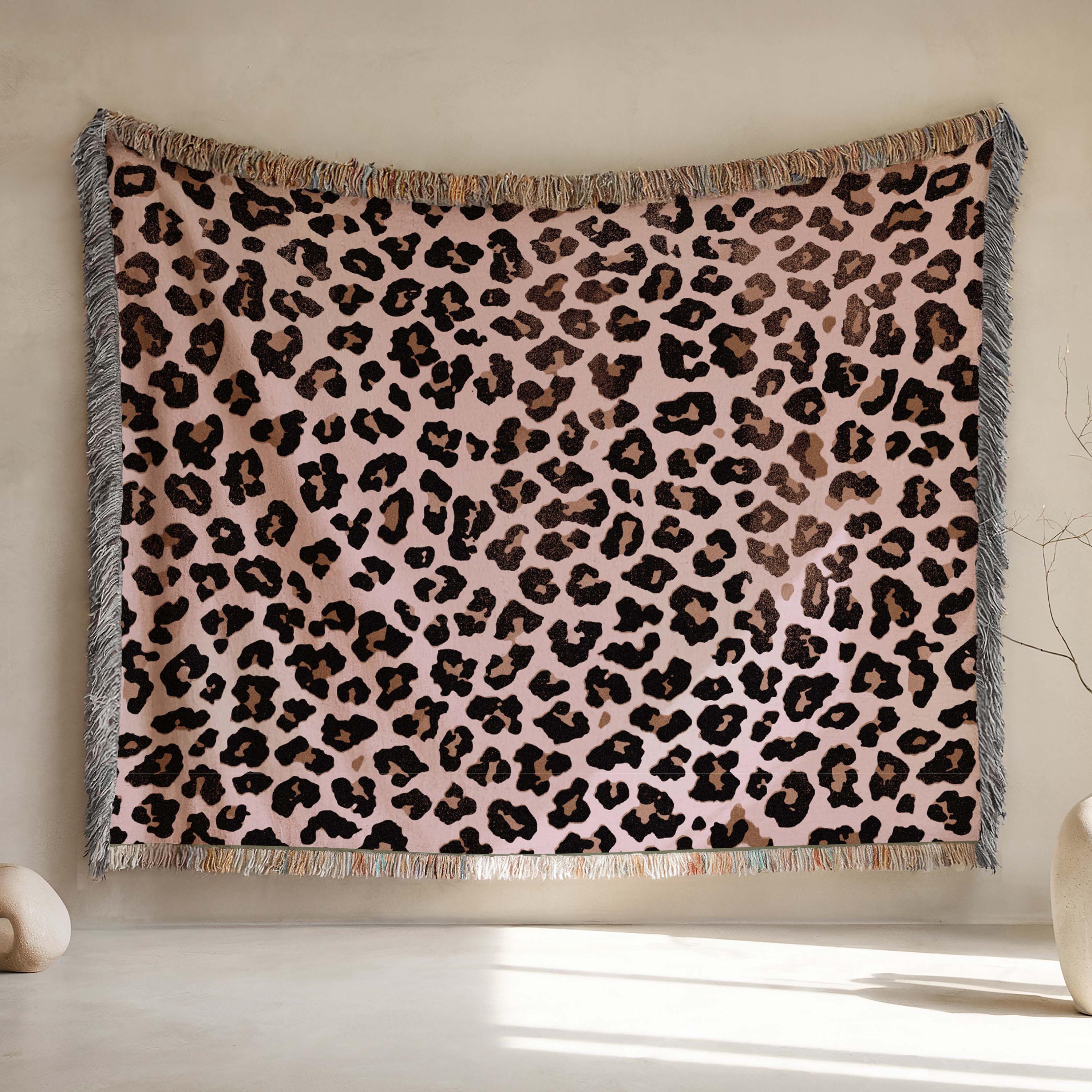 DII Urban Geometric Collectie Katoen plaid deken, 50x60, steen