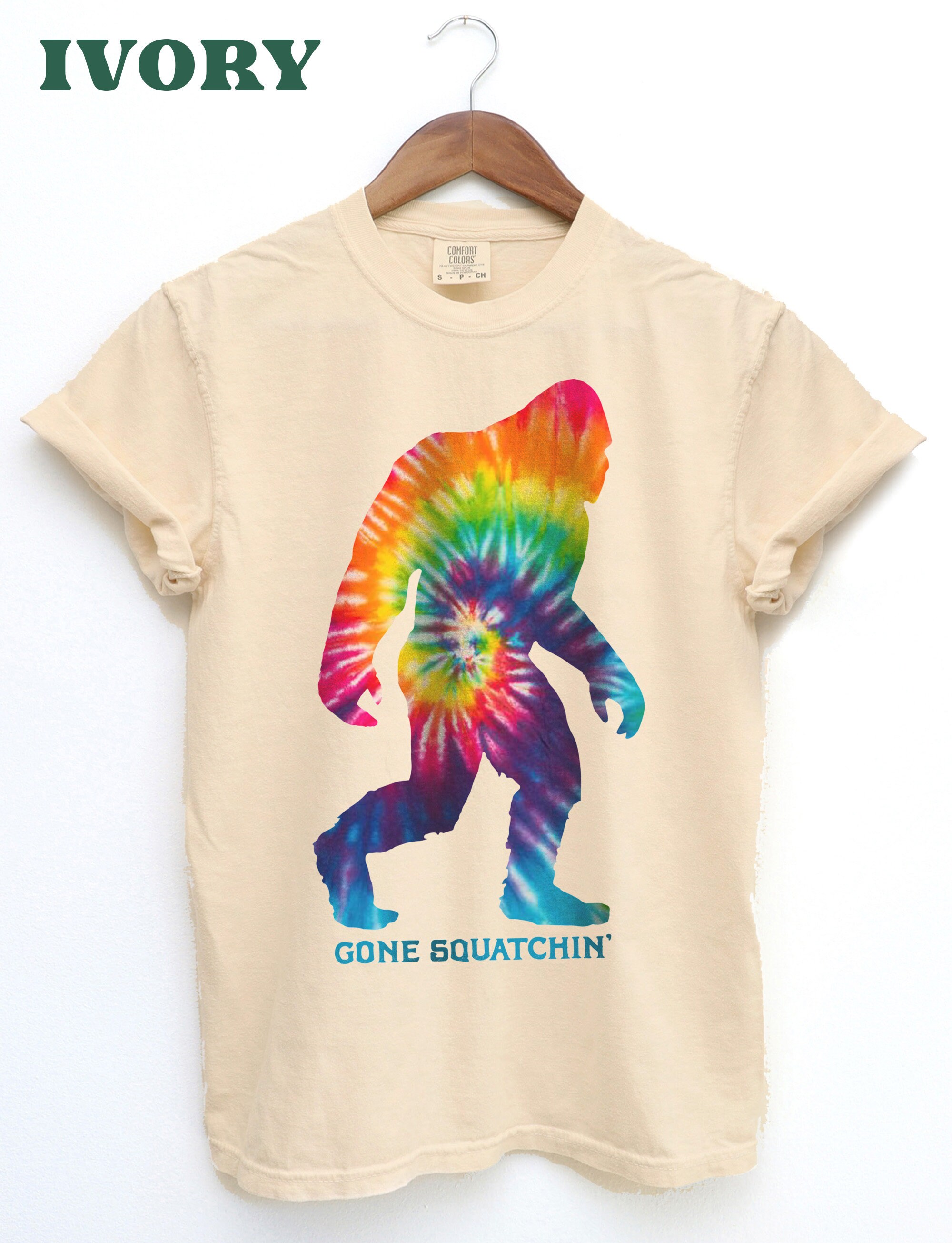 Think Out Loud Apparel Gone Squatching Funny Bigfoot T-Shirt